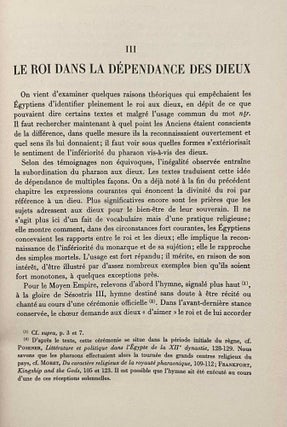 De la divinité du pharaon