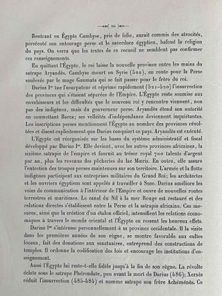 La premi&egrave;re domination perse en Egypte. Recueil d&rsquo;inscriptions hi&eacute;roglyphiques.[newline]M1375d-08.jpeg