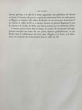 La premi&egrave;re domination perse en Egypte. Recueil d&rsquo;inscriptions hi&eacute;roglyphiques.[newline]M1375d-09.jpeg