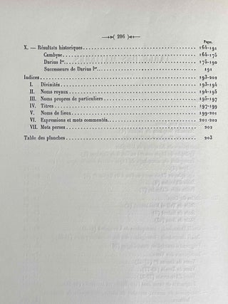 La premi&egrave;re domination perse en Egypte. Recueil d&rsquo;inscriptions hi&eacute;roglyphiques.[newline]M1375d-13.jpeg
