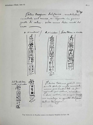 La première domination perse en Egypte. Recueil d’inscriptions hiéroglyphiques.[newline]M1375i-12.jpeg