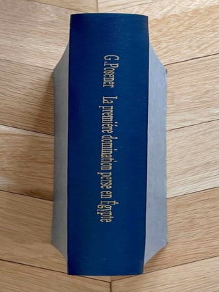 Item #M1375j La premi&egrave;re domination perse en Egypte. Recueil d&rsquo;inscriptions hi&eacute;roglyphiques....[newline]M1375j-00.jpeg