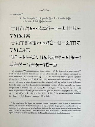 La première domination perse en Egypte. Recueil d’inscriptions hiéroglyphiques.