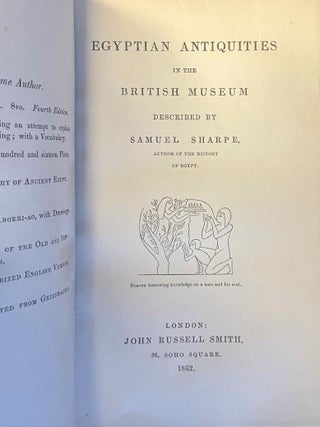 Item #M13810 Egyptian antiquities in the British Museum. SHARPE Samuel[newline]M13810-00.jpeg