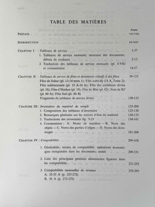 Les archives du temple funéraire de Neferirkare-Kakai (Les papyrus d'Abousir). Traduction et commentaire. Tomes I & II (complete set)