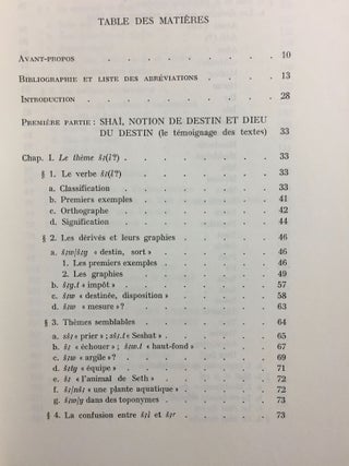 Le dieu égyptien Shaï dans la religion et l'onomastique