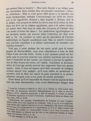 Le dieu égyptien Shaï dans la religion et l'onomastique