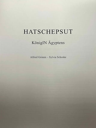 Hatschepsut. K&ouml;nigIN &Auml;gyptens.