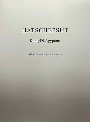 Hatschepsut. KönigIN Ägyptens.
