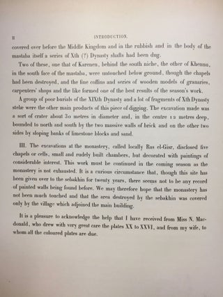 Excavations at Saqqara (1906-1907). With a section on the religious texts by P. Lacau.