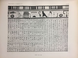 Excavations at Saqqara (1906-1907). With a section on the religious texts by P. Lacau.