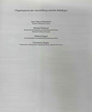 Ägyptomanie. Ägypten in der europäischen Kunst, 1730-1930. Die Sehnsucht Europas nach dem Land der Pharaonen, zur Begegnung von Orient und Okzident am Beispiel des Alten Ägypten.