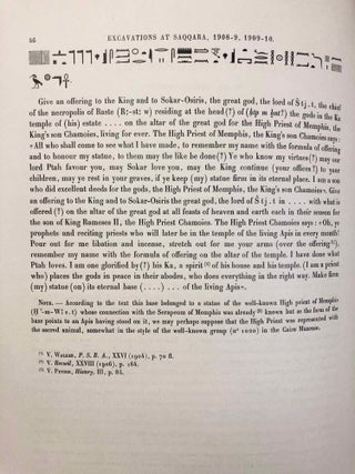 Excavations at Saqqara (1908-1909, 1909-1910): The monastery of Apa Jeremias. 2 vol. in 1