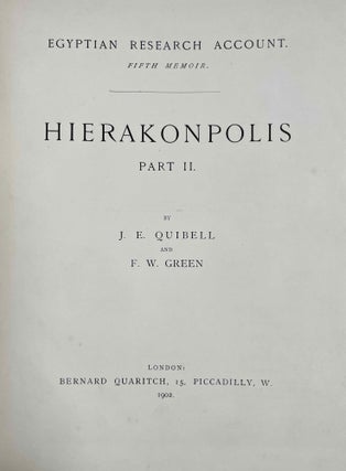 Hierakonpolis. Part I & II (complete set)[newline]M1393d-19.jpeg