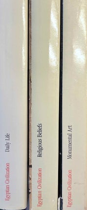 Item #M14007 Egyptian civilization. Vol. 1: Daily life. Vol. 2: Religious beliefs. Vol. 3:...