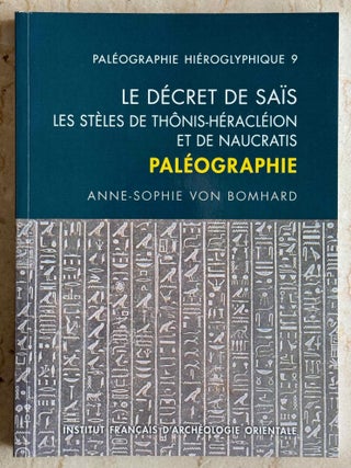 Item #M14030 Le d&eacute;cret de Sa&iuml;s. Les st&egrave;les de Th&ocirc;nis-H&eacute;racl&eacute;ion et de Naucratis....[newline]M14030-00.jpeg
