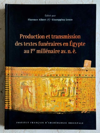 Item #M14038 Production et transmission des textes funéraires en Egypte au Ier millénaire av....
