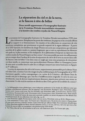 Production et transmission des textes funéraires en Egypte au Ier millénaire av. n. è.