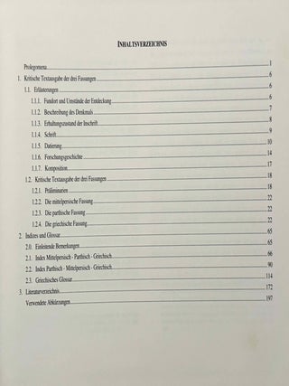 Die dreisprachige Inschrift Sabuhrs I. an der Ka'ba-i Zardust (SKZ). Vol. I & II (complete set).