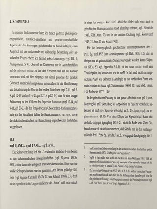 Die dreisprachige Inschrift Sabuhrs I. an der Ka'ba-i Zardust (SKZ). Vol. I & II (complete set).