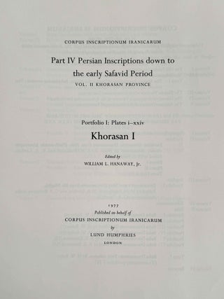 Khorasan I. Portfolio I: Plates i-xxiv.[newline]M14055-01.jpeg