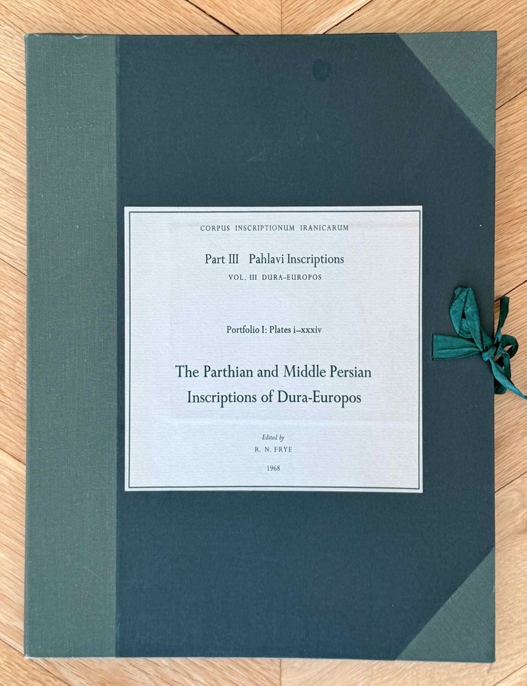 Item #M14058 The Parthian and Middle Persian inscriptions of Dura-Europos. FRYE Richard N.[newline]M14058-00.jpeg