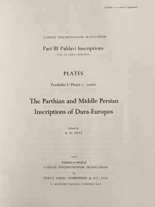 The Parthian and Middle Persian inscriptions of Dura-Europos[newline]M14058-01.jpeg