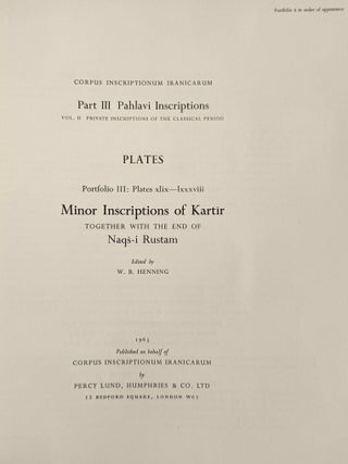 Minor inscriptions of Kartir together with the end of Naqs-i Rustam[newline]M14059-01.jpeg