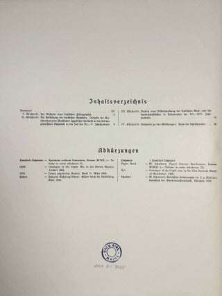 Koptische Pal&auml;ographie. Text und Tafeln (complete set)[newline]M14061-02.jpeg