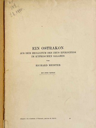 Ein Ostrakon aus dem Heiligtum des Zeus Epikoinios im kyprischen Salamis[newline]M14062-02.jpeg