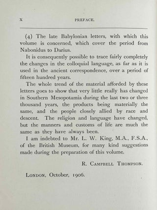 Late Babylonian letters. Transliterations and translations of a series of letters written in Babylonian cuneiform, chiefly during the reigns of Nabonidus, Cyrus, Cambyses, and Darius.[newline]M14086-06.jpeg