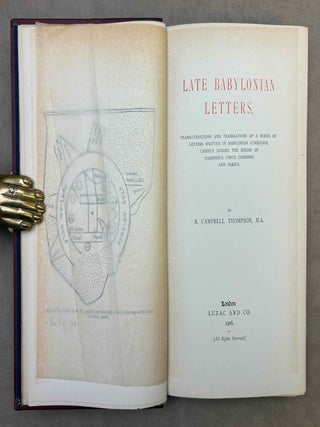 Late Babylonian letters. Transliterations and translations of a series of letters written in Babylonian cuneiform, chiefly during the reigns of Nabonidus, Cyrus, Cambyses, and Darius.[newline]M14086a-03.jpeg