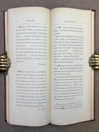 Late Babylonian letters. Transliterations and translations of a series of letters written in Babylonian cuneiform, chiefly during the reigns of Nabonidus, Cyrus, Cambyses, and Darius.[newline]M14086a-09.jpeg