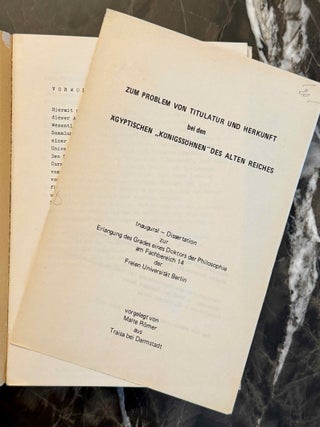 Zum Problem von Titulatur und Herkunft bei den &auml;gyptischen "Konigss&ouml;hnen" des Alten Reiches[newline]M14092-02.jpeg
