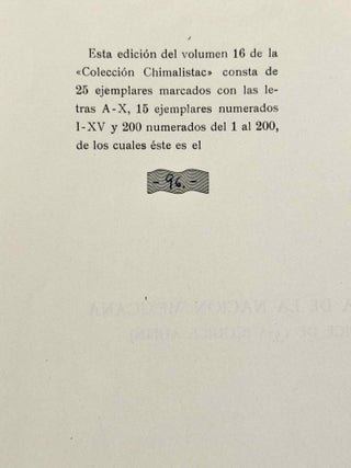 Historia de la nación mexicana. Reproducción a todo color del Códice de 1576 (Códice Aubin).