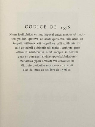 Historia de la naci&oacute;n mexicana. Reproducci&oacute;n a todo color del C&oacute;dice de 1576 (C&oacute;dice Aubin).