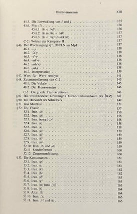 Die sassanidischen Staatsinschriften. Studien zur Orthographie und Phonologie des Mittelpersischen der Inschriften zusammen mit einem etymologischen Index des mittelpersischen Wortgutes und einem Textcorpus der behandelten Inschriften.