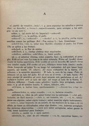 Diccionario araucano-español y español-araucano. Tomo primero: Araucano-español.