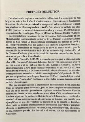Diccionario akateko-español