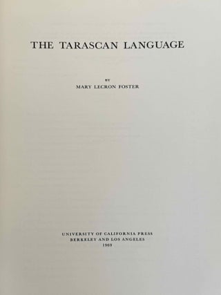 The Tarascan language[newline]M14139-01.jpeg