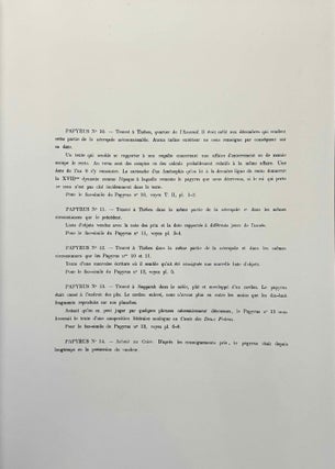 Les papyrus égyptiens du musée de Boulaq. Publiés en fac-similé sous les auspices de S.A. Ismail-Pacha, khédive d'Egypte. Tomes I & II (complete set). Photographic reprint.