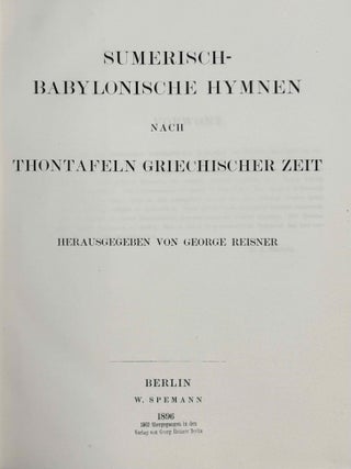 Sumerisch-babylonische Hymnen nach Thontafeln griechischer Zeit (XEROX)[newline]M14217-03.jpeg