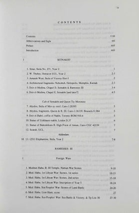 Ramesside inscriptions. Translated and annotated. Translations. Vol. V: Setnakht, Ramesses III and contemporaries.