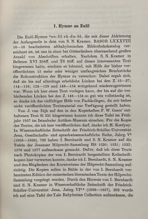 Sümerische Götterlieder. Teil I & II (complete set)