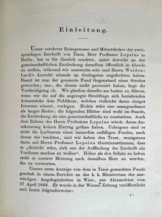 Die zweisprachige Inschrift von Tanis. Zum ersten Male herausgegeben und &uuml;bersetzt