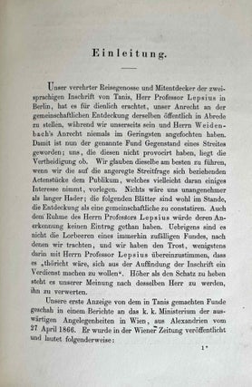 Die zweisprachige Inschrift von Tanis. Zum ersten Male herausgegeben und übersetzt