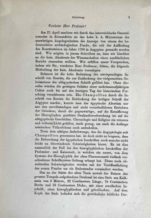 Die zweisprachige Inschrift von Tanis. Zum ersten Male herausgegeben und übersetzt