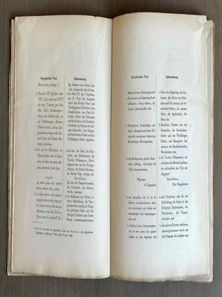 Die zweisprachige Inschrift von Tanis. Zum ersten Male herausgegeben und &uuml;bersetzt