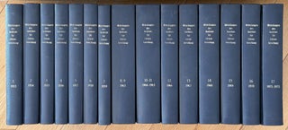 Item #M14248 Mitteilungen des Instituts für Orientforschung, vol. 1 (1953) to 17 (1972), last...