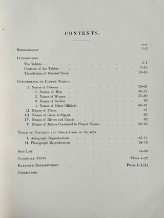 Babylonian Legal and Business Documents From the Time of the First Dynasty of Babylon Chiefly From Sippar